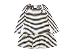 Petit Piao dress marine/cream stripes
